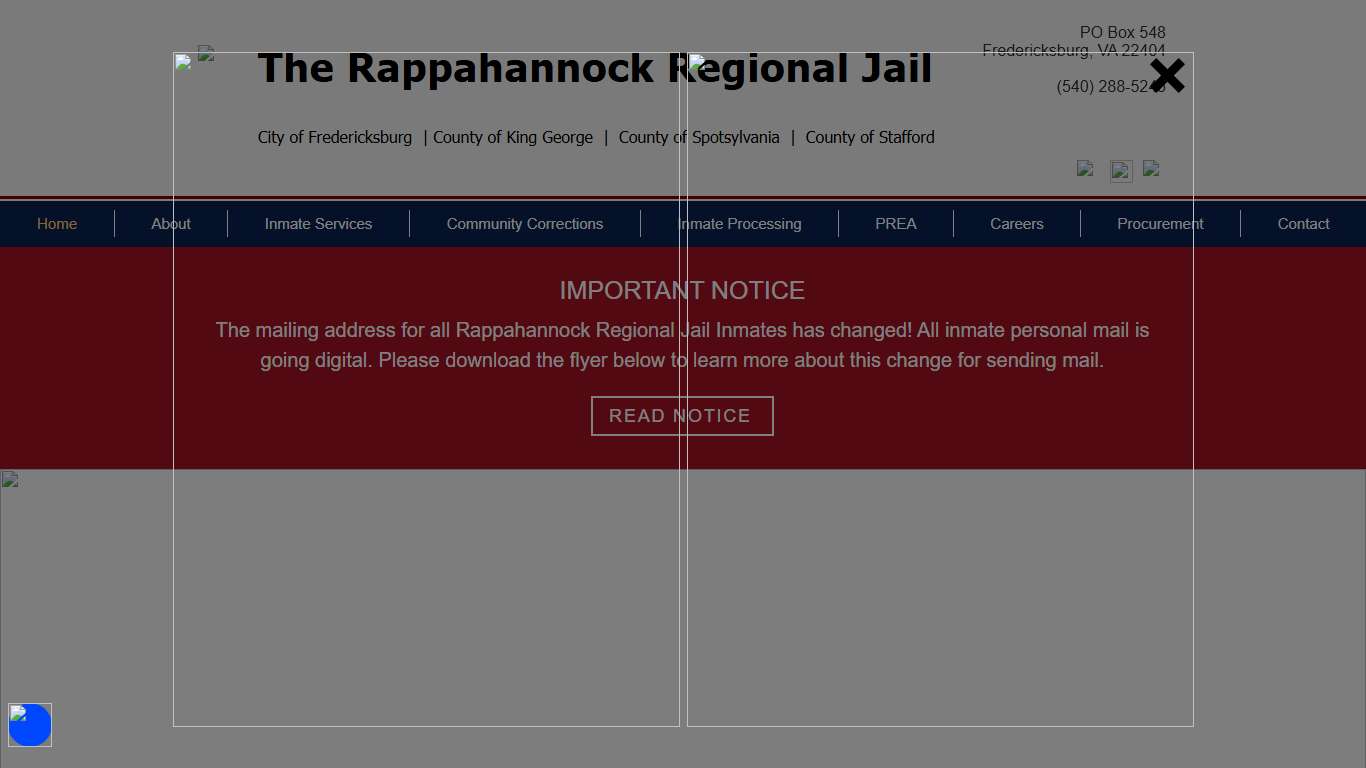 Home | Rappahannock Regional Jail | Stafford, Virginia